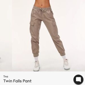 Green Aritzia TNA Cargo Twin Falls Alix Pants